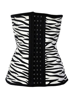 Zebra Knochen Tier Latex Drucken Taille Bustiers & Korsetts - Bild 2