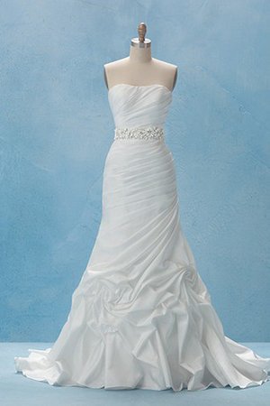 A-Linie Elegantes Formelles Anständiges Brautkleid mit Gürtel - Bild 1