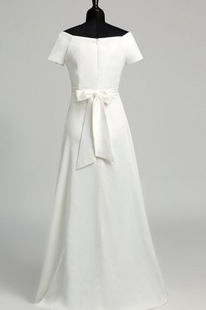 Ewiges Einfaches Legeres Brautkleid mit Rüschen aus Satin - Bild 2