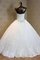 Tüll Normale Taille Getrennt Duchesse-Linie Bodenlanges Brautkleid ohne Ärmeln - Bild 2