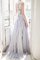 Ärmellos Prächtiges Schlichtes Brautjungfernkleid mit Rüschen mit Knöpfen - Bild 2