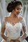 Duchesse-Linie Tüll Normale Taille Fantastisch Bodenlanges Brautkleid mit Perlen - Bild 5