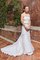 Natürliche Taile Ärmellos Modern Bodenlanges Brautkleid aus Satin - Bild 1