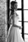 Plissiertes Stilvolles Brautkleid mit Bordüre mit Applikation - Bild 2