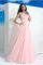 Prinzessin A Linie Chiffon Reißverschluss Sittsames Ballkleid - Bild 5