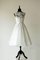 Juwel Ausschnitt Extravagantes Bescheidenes Brautkleid mit Knöpfen mit Gürtel - Bild 2