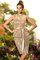 Schaufel-Ausschnitt Satin Normale Taille Ärmelloses Brautjungfernkleid mit Bordüre - Bild 6