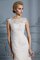 Junoesque Meerjungfrau Natürliche Taile Bodenlanges Brautkleid mit Applikation aus Tüll - Bild 7