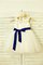 A-Line Prinzessin Reißverschluss Tüll Blumenmädchenkleid mit Schmetterlingsknoten - Bild 2