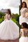 Normale Taille Tüll V-Ausschnitt Brautkleid mit Gericht Schleppe mit Langen Ärmeln - Bild 1