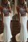Meerjungfrau Stil Ärmelloses Neckholder Zweistück Abendkleid mit Empire Taille - Bild 1