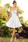 Ärmelloses Prinzessin a linie Plissiertes Brautjungfernkleid mit Herz-Ausschnitt - Bild 29