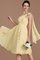 Prinzessin Gerüschtes A-Line Ärmelloses Ein Schulter Brautjungfernkleid - Bild 12