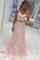 Herz-Ausschnitt Prinzessin A-Linie Fabelhaft Satin Ärmelloses Abendkleid mit Applike - Bild 1