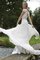 Etui Kurze Ärmeln Natürliche Taile Juwel Ausschnitt Schlichtes Brautkleid - Bild 2