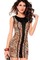 Bodycon Juwel Ausschnitt Elegant Polyester Damen Club Kleider - Bild 1