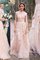 A-Linie Sweep Train Prinzessin Bezaubernd Normale Taille Brautkleid aus Tüll - Bild 3