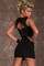 Damen Bodycon Polyester Elegant Club Kleider - Bild 2