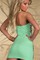 Baumwolle Bodycon Schatz Elegant Damen Ausschnitt Club Kleider - Bild 2