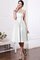 A-Linie Drapiertes Mini Brautjungfernkleid aus Taft mit Plissierungen - Bild 27