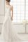 Spitze Bescheidenes Anständiges Brautkleid mit Durchsichtiger Rücken mit Tiefer Taille - Bild 1