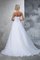Trägerlos Duchesse-Linie Sittsames Brautkleid mit Gericht Schleppe mit Applikation - Bild 2
