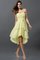 A-Linie Prinzessin Chiffon Reißverschluss Brautjungfernkleid mit Herz-Ausschnitt - Bild 8