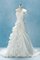 Ewiges A-Line Ärmelloses Drapiertes Brautkleid mit Einem Schulter - Bild 1