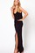 Polyester Damen Elegant Riemen Maxi Club Kleider - Bild 1