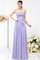 Prinzessin Chiffon A-Line Trägerloser Ausschnitt Brautjungfernkleid mit Gürtel - Bild 17
