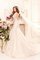 Meerjungfrau Langärmeliges Kapelle Schleppe Prächtiges Brautkleid mit V-Ausschnitt - Bild 2