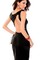 Juwel Ausschnitt Elegant Damen Polyester Mini Club Kleider - Bild 2