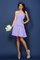 Ein Schulterfreies Trägerlos Mini Brautjungfernkleid aus Chiffon mit Blume - Bild 18