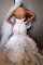 Meerjungfrau Stil Junoesque Normale Taille Brautkleid mit Bordüre mit Applike - Bild 3