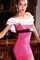 Elasthan Polyester Charmant Rosa Club Kleider - Bild 1