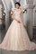 Kapelle Schleppe Prinzessin Hoher Kragen Anständiges Brautkleid mit Applikation - Bild 1