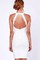 Ausschnitt Elegant Damen Polyester Bodycon Juwel Club Kleider - Bild 2