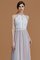 A linie Prinzessin Nackenband Bodenlanges Brautjungfernkleid aus Chiffon - Bild 4