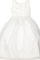 A-Line Taft Bodenlanges Blumenmädchenkleid mit Empire Taille mit Knöpfen - Bild 2