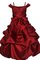 A-Line Schulterfreier Ausschnitt Blumenmädchenkleid aus Taft mit Rüschen - Bild 2