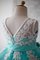 Tüll Normale Taille Ärmelloses Blumenmädchenkleid mit Blume mit Reißverschluss - Bild 5
