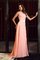 Chiffon Prinzessin Hoher Kragen Anständiges Ballkleid mit Applikation - Bild 6