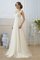 A-Line Ärmellos Natürliche Taile Brautkleid aus Tüll mit Applike - Bild 1