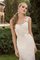 Etui Ärmelloses Luxus Brautkleid mit Schleife mit Gürtel - Bild 2