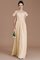 Normale Taille Reißverschluss Prinzessin Gerüschtes Brautjungfernkleid aus Chiffon - Bild 12
