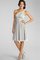 A-Line Chiffon Brautjungfernkleid ohne Träger mit Einem Schulter - Bild 2