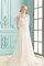 Etui Bateau Ausschnitt Sweep Zug Luxus Brautkleid mit Perlen - Bild 1