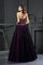Ärmelloses Duchesse-Linie Anständiges Partykleid mit Rücken Schnürung aus Satin - Bild 2