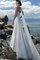 A-Line Watteau Schleppe Empire Taille Elegantes Brautkleid mit Rücken Schnürung - Bild 2