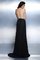 Sweep train Normale Taille Perlenbesetztes Meerjungfrau Stil Anständiges Ballkleid - Bild 2